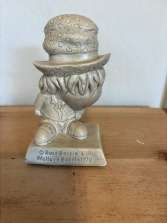 VTG Russ Berrie Wallace Berrie Resin "Chat with Boss" Humor Desk figurine 1970 - Picture 4 of 7